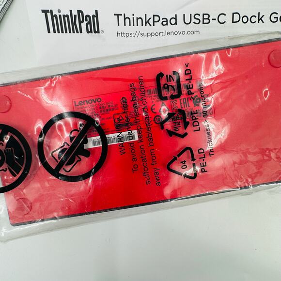 Lenovo ThinkPad USB-C Gen 2 Docking Station - 40AS0090US Brand new! - Picture 5 of 6